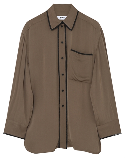 Day Birger et Mikkelsen - Olenna Matte Crepe Skjorte - Capers